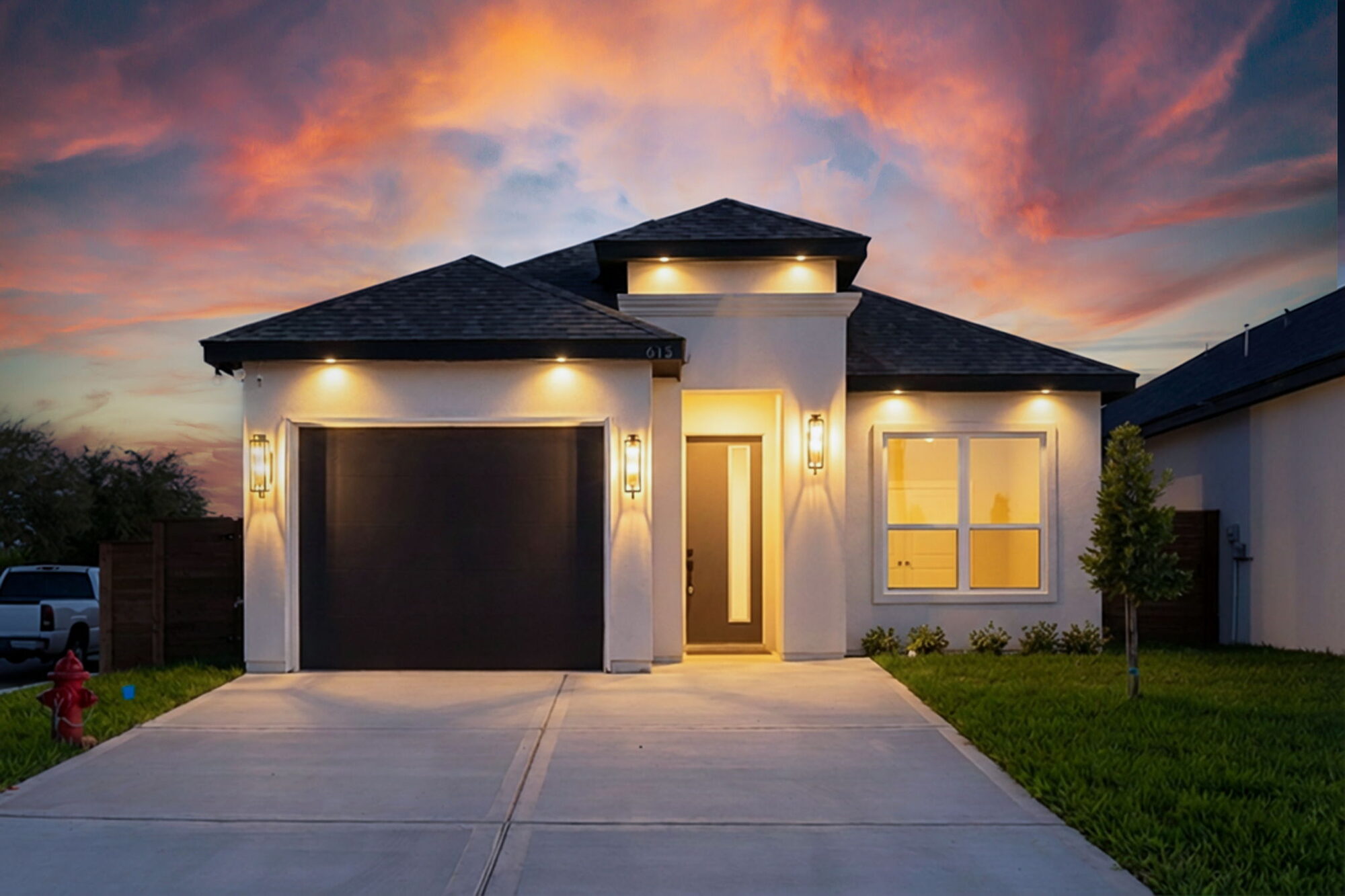 Breman custom home exterior — Rio Grande Valley